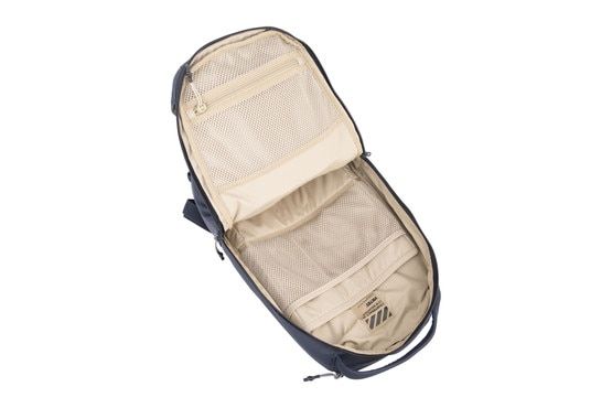 Viktos Counteract 15 Backpack in Midwatch has zippered mesh pockets.
